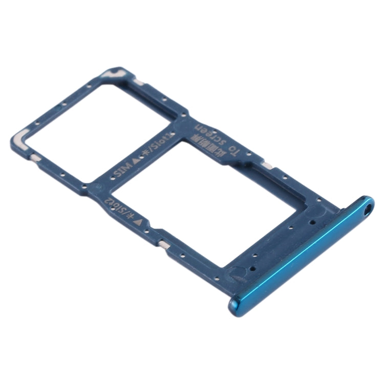 SIM Card Tray + SIM Card Tray / Micro SD Card Tray for Huawei Enjoy 9s (Blue) - Card Socket by PMc TechLife | Online Shopping South Africa | PMc TechLife | Buy Now Pay Later Mobicred