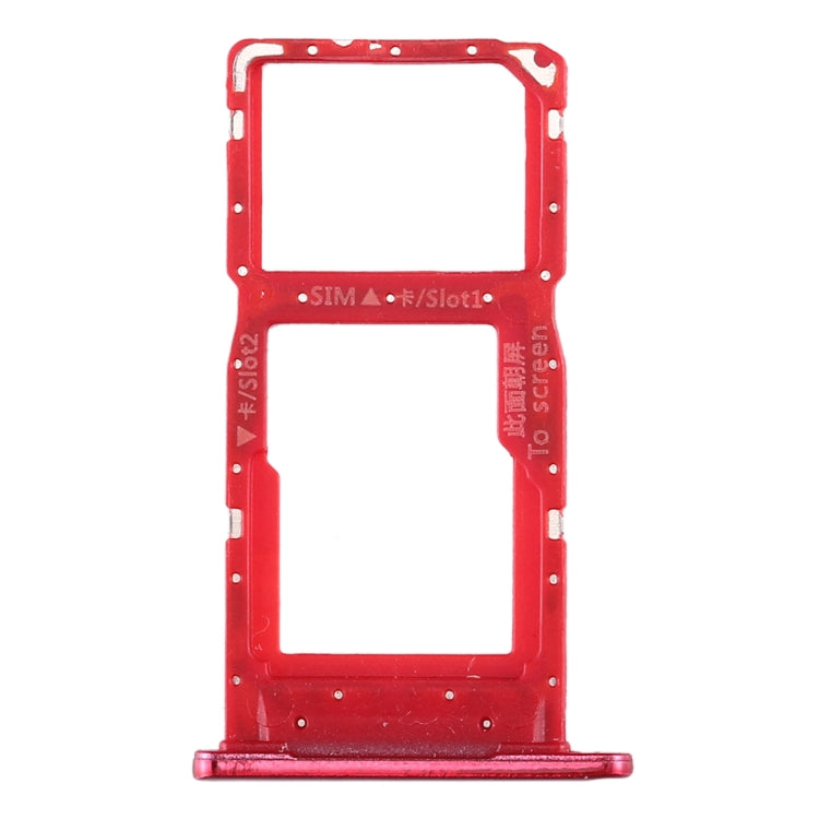 SIM Card Tray + SIM Card Tray / Micro SD Card Tray for Huawei Enjoy 9s (Red) - Card Socket by PMc TechLife | Online Shopping South Africa | PMc TechLife | Buy Now Pay Later Mobicred