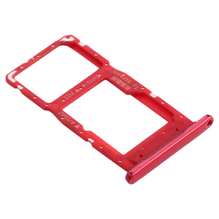 SIM Card Tray + SIM Card Tray / Micro SD Card Tray for Huawei Enjoy 9s (Red) - Card Socket by PMc TechLife | Online Shopping South Africa | PMc TechLife | Buy Now Pay Later Mobicred