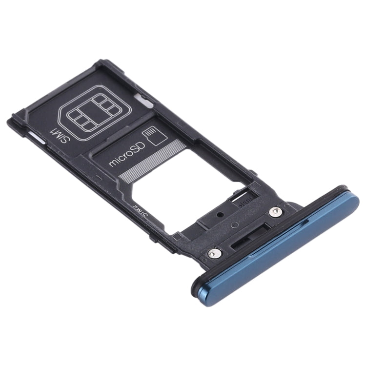 SIM Card Tray + SIM Card Tray + Micro SD Card Tray for Sony Xperia XZ2(Green) - Card Tray by PMC TechLife | Online Shopping South Africa | PMC TechLife | Buy Now Pay Later Mobicred