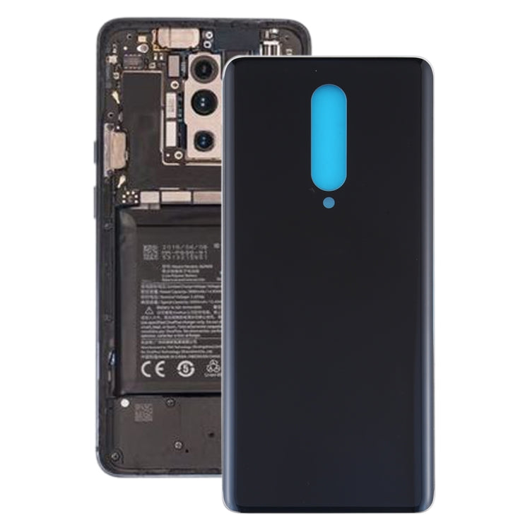 For OnePlus 8 Battery Back Cover (Black) - Back Cover by PMC TechLife | Online Shopping South Africa | PMC TechLife | Buy Now Pay Later Mobicred