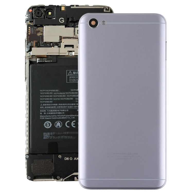 Back Cover with Camera Lens & Side Keys for Xiaomi Redmi Note 5A(Grey) - Back Cover by PMC TechLife | Online Shopping South Africa | PMC TechLife | Buy Now Pay Later Mobicred