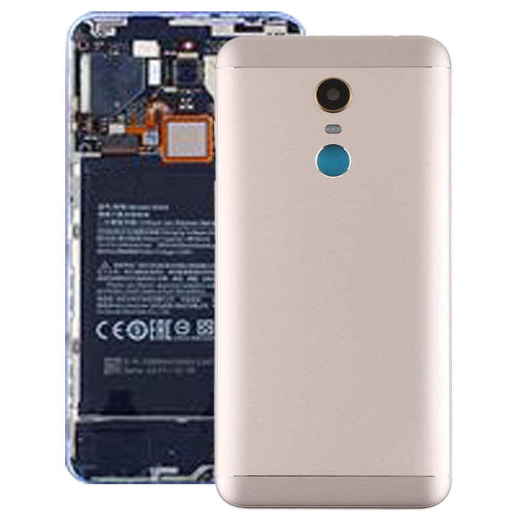 Back Cover with Camera Lens & Side Keys for Xiaomi Redmi 5 Plus(Gold) - Back Cover by PMC TechLife | Online Shopping South Africa | PMC TechLife | Buy Now Pay Later Mobicred
