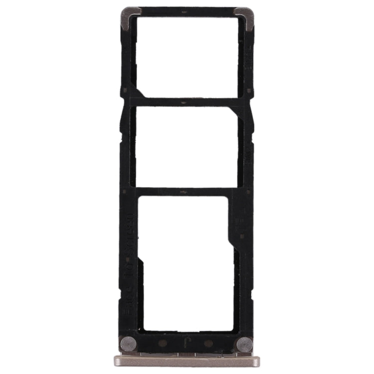 2 SIM Card Tray + Micro SD Card Tray for Xiaomi Redmi Note 5A(Gold) - Card Tray by PMc TechLife | Online Shopping South Africa | PMc TechLife | Buy Now Pay Later Mobicred