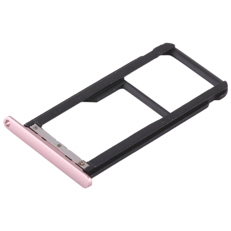 SIM Card Tray + SIM Card Tray / Micro SD Card Tray for Huawei Enjoy 6s (Pink) - Card Socket by PMc TechLife | Online Shopping South Africa | PMc TechLife | Buy Now Pay Later Mobicred