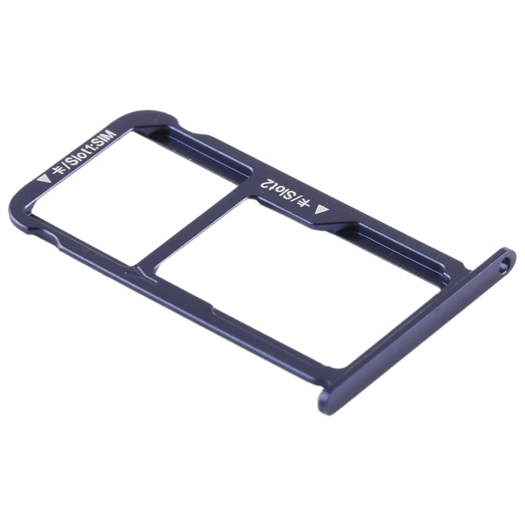 SIM Card Tray + SIM Card Tray / Micro SD Card for Huawei Honor 8 (Blue) - Card Socket by PMc TechLife | Online Shopping South Africa | PMc TechLife | Buy Now Pay Later Mobicred