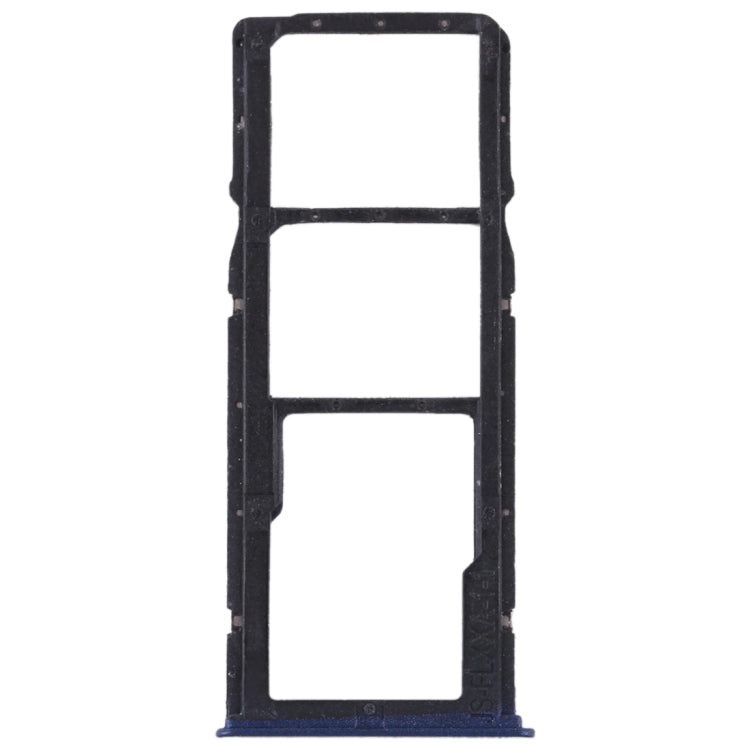 2 SIM Card Tray + Micro SD Card Tray for Huawei Enjoy 8 Plus(Blue) - Card Socket by PMc TechLife | Online Shopping South Africa | PMc TechLife | Buy Now Pay Later Mobicred
