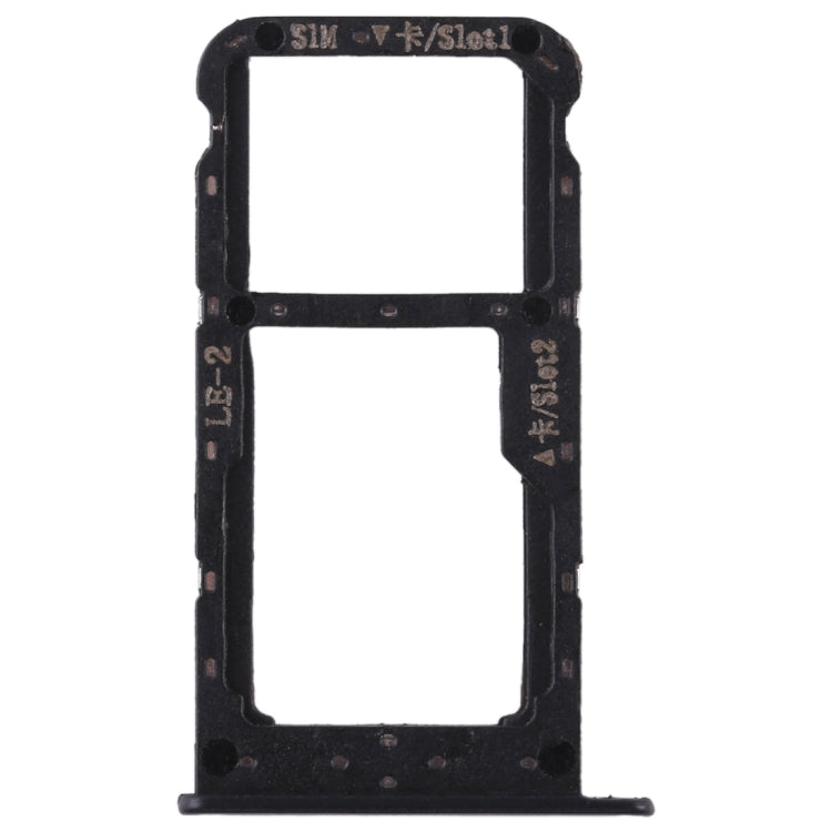 SIM Card Tray + SIM Card Tray / Micro SD Card for Huawei Honor 9 Lite(Black) - Card Socket by PMc TechLife | Online Shopping South Africa | PMc TechLife | Buy Now Pay Later Mobicred