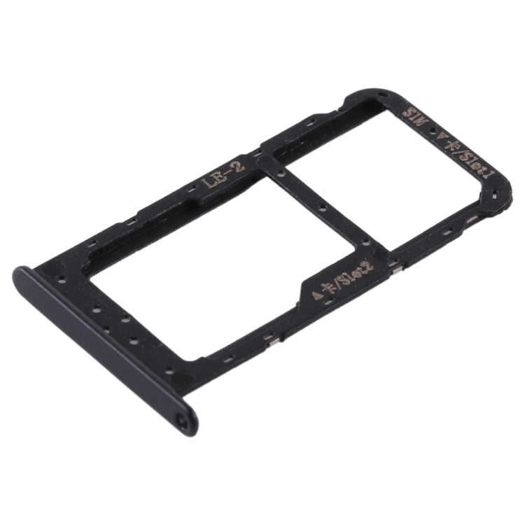 SIM Card Tray + SIM Card Tray / Micro SD Card for Huawei Honor 9 Lite(Black) - Card Socket by PMc TechLife | Online Shopping South Africa | PMc TechLife | Buy Now Pay Later Mobicred