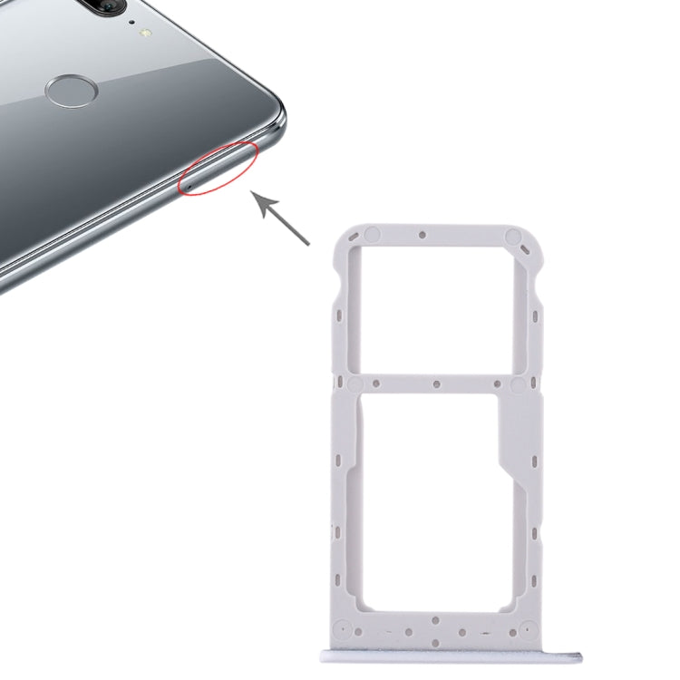 SIM Card Tray + SIM Card Tray / Micro SD Card for Huawei Honor 9 Lite(White) - free shipping - PMc TechLife - Order now!
