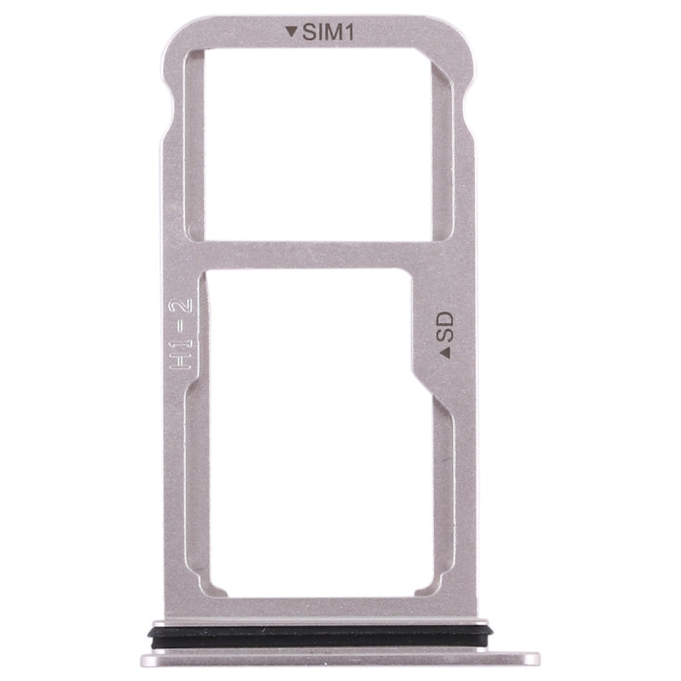 SIM Card Tray + SIM Card Tray / Micro SD Card for Huawei Mate 10 (Silver) - Card Socket by PMc TechLife | Online Shopping South Africa | PMc TechLife | Buy Now Pay Later Mobicred