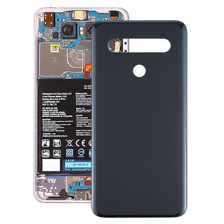 Battery Back Cover for LG Q51 / LM-Q510N(Black) - For LG by PMc TechLife | Online Shopping South Africa | PMc TechLife | Buy Now Pay Later Mobicred
