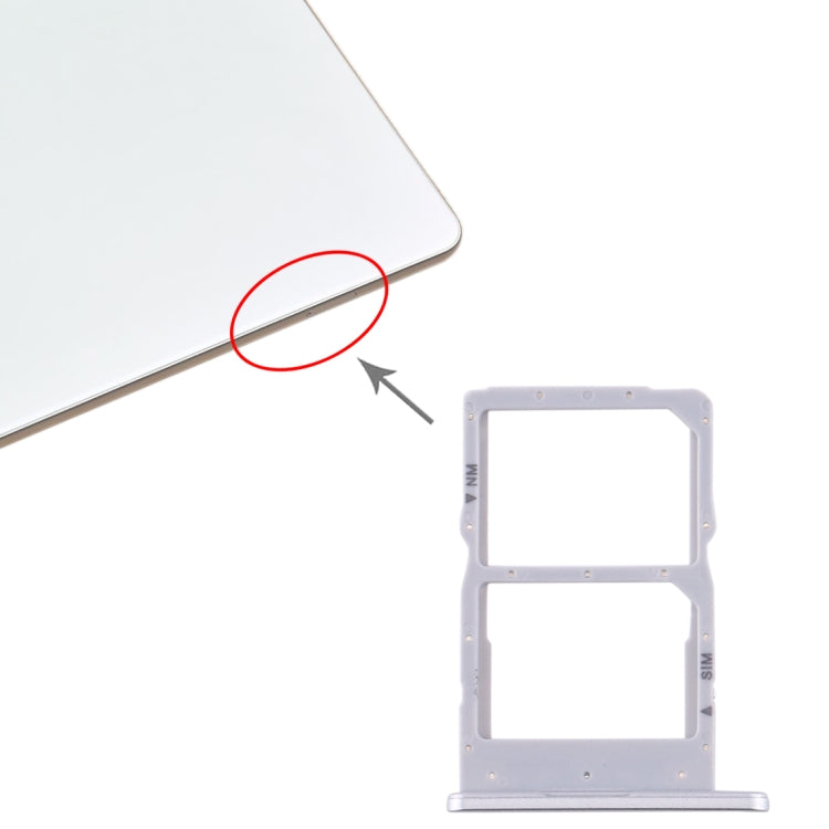 SIM Card Tray + NM Card Tray for Huawei Matepad Pro (Silver) - Huawei Spare Parts by PMC TechLife | Online Shopping South Africa | PMC TechLife | Buy Now Pay Later Mobicred