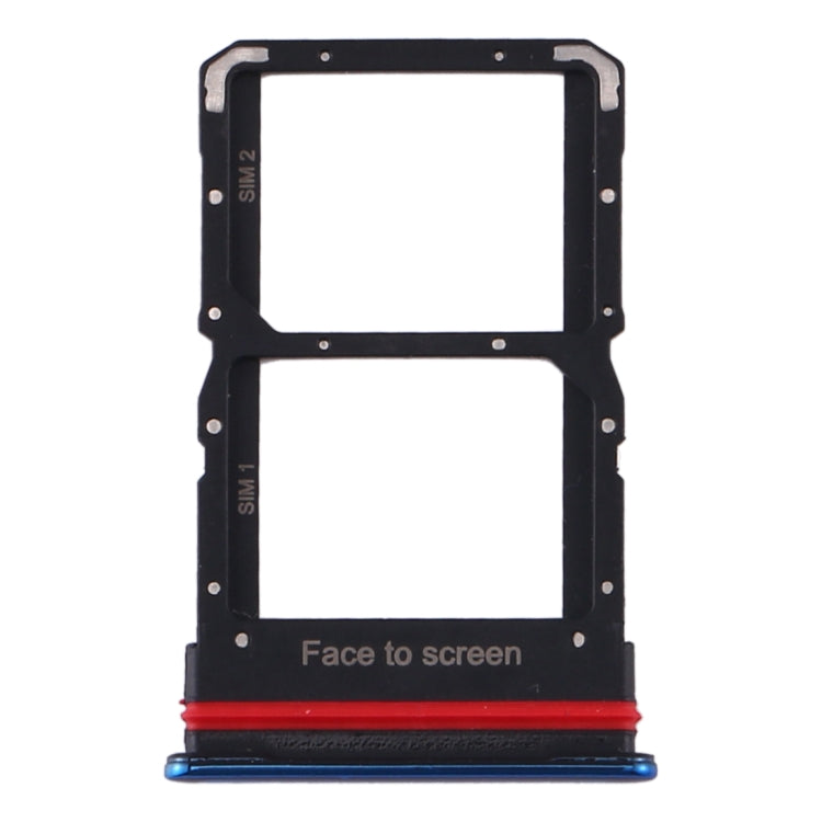 SIM Card Tray + SIM Card Tray for Xiaomi Mi 10 Lite 5G (Blue) - free shipping - PMC TechLife - Order now!