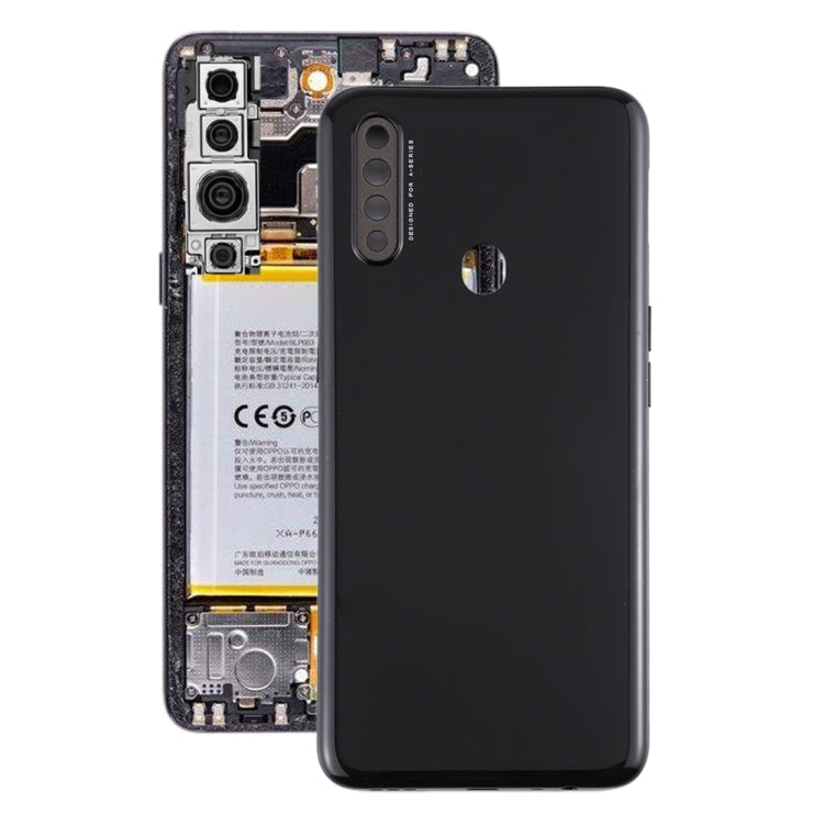 For OPPO A8 Battery Back Cover (Black) - Back Cover by PMC TechLife | Online Shopping South Africa | PMC TechLife | Buy Now Pay Later Mobicred