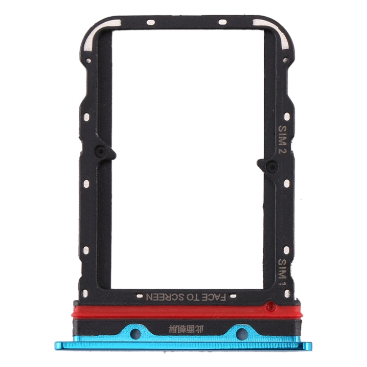 SIM Card Tray + SIM Card Tray for Xiaomi Mi 10(Blue) - Card Tray by PMc TechLife | Online Shopping South Africa | PMc TechLife | Buy Now Pay Later Mobicred