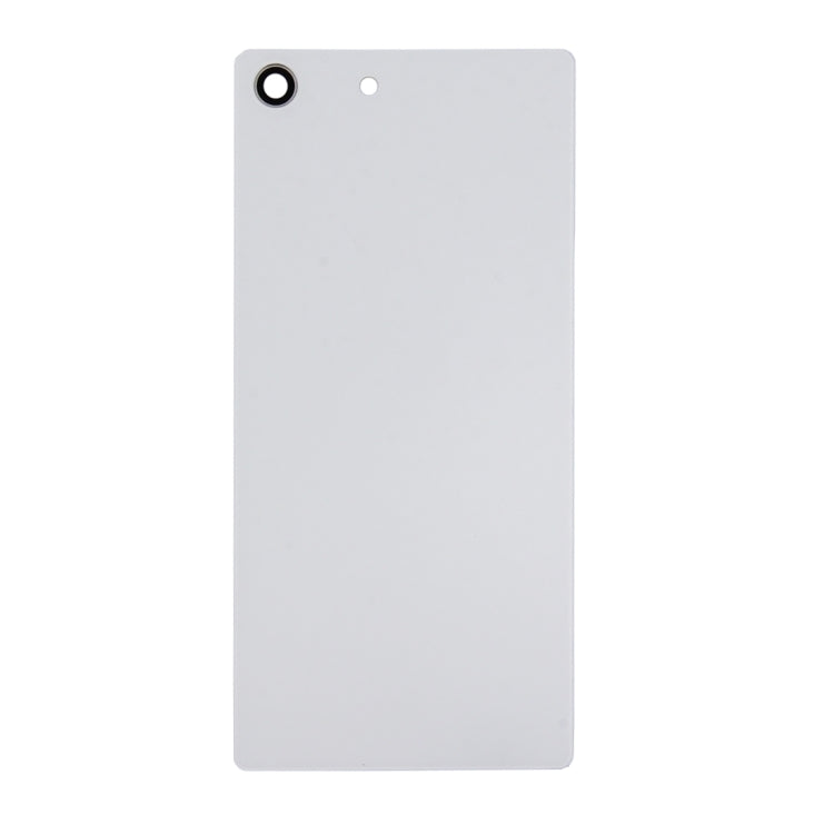 Back Battery Cover for Sony Xperia M5 (White) - Back Cover by PMc TechLife | Online Shopping South Africa | PMc TechLife | Buy Now Pay Later Mobicred