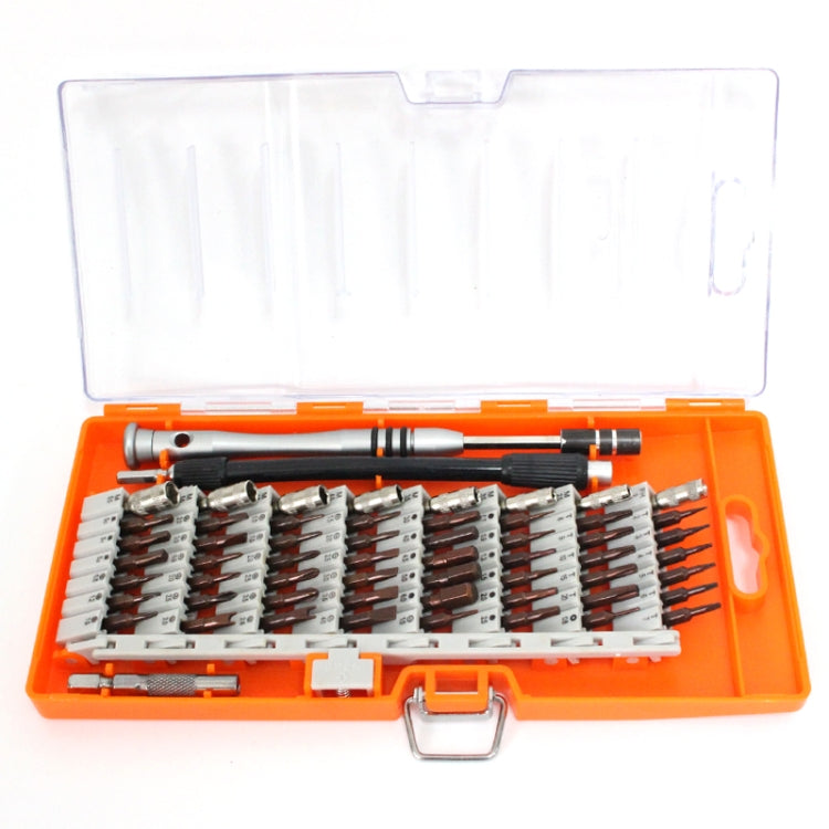 60 in 1 S2 Tool Steel Precision Screwdriver Nutdriver Bit Repair Tools Kit(Orange) - free shipping - PMC TechLife - Order now!
