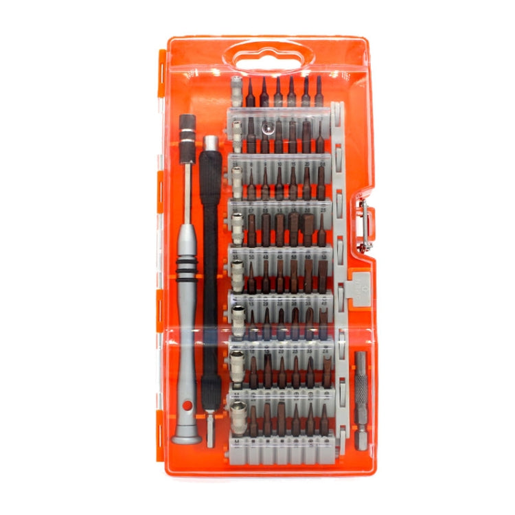 60 in 1 S2 Tool Steel Precision Screwdriver Nutdriver Bit Repair Tools Kit(Orange) - free shipping - PMC TechLife - Order now!