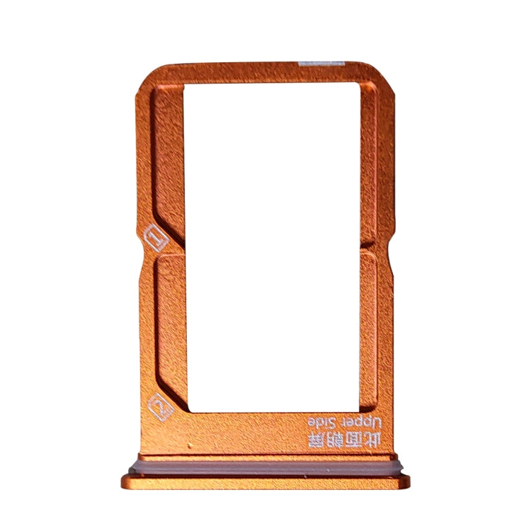 For Vivo iQOO SIM Card Tray + SIM Card Tray (Orange) - Card Socket by PMC TechLife | Online Shopping South Africa | PMC TechLife | Buy Now Pay Later Mobicred