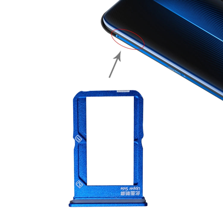 For Vivo iQOO SIM Card Tray + SIM Card Tray (Blue) - Card Socket by PMC TechLife | Online Shopping South Africa | PMC TechLife | Buy Now Pay Later Mobicred
