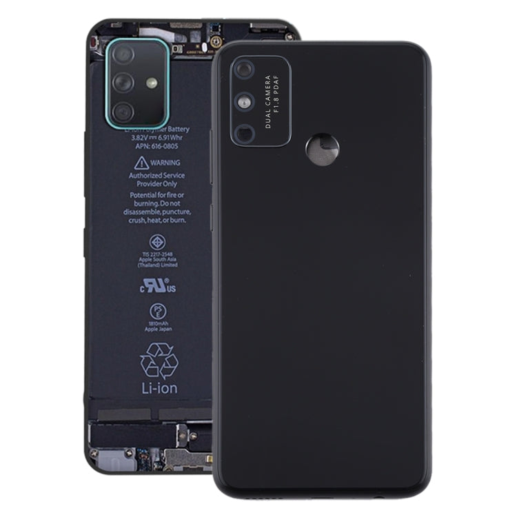 Battery Back Cover With Camera Lens Cover for Huawei Honor Play 9A(Black) - Back Cover by PMC TechLife | Online Shopping South Africa | PMC TechLife | Buy Now Pay Later Mobicred