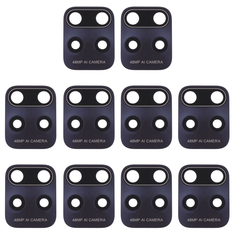 10 PCS Back Camera Lens for Xiaomi Redmi 10X 5G/Redmi 10X Pro 5G - Camera by PMc TechLife | Online Shopping South Africa | PMc TechLife | Buy Now Pay Later Mobicred