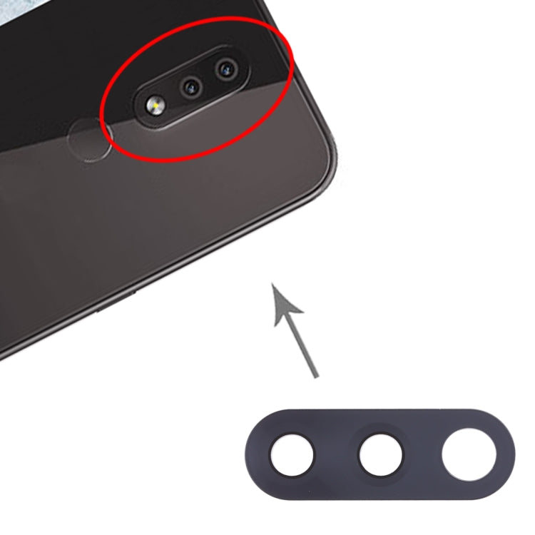 10 PCS Back Camera Lens for Nokia 4.2 / TA-1184 / TA-1133 / TA-1149 / TA-1150 / TA-1157(Black) - Camera by PMC TechLife | Online Shopping South Africa | PMC TechLife | Buy Now Pay Later Mobicred