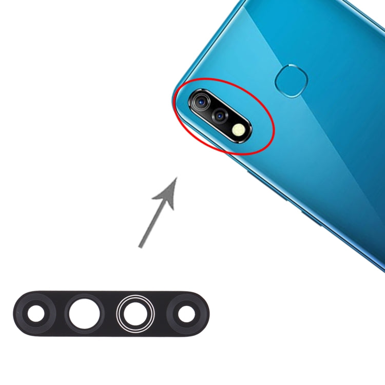 For Infinix Hot 8 10pcs Back Camera Lens - Camera Parts by PMC TechLife | Online Shopping South Africa | PMC TechLife