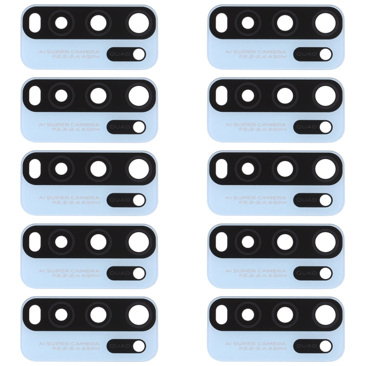 For Vivo Y50 1935, V1965A / Vivo Y30 1938 10pcs Back Camera Lens (Baby Blue) - free shipping - PMc TechLife - Order now!