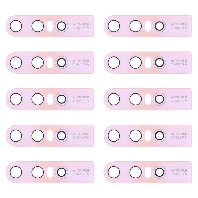 For Vivo S1 / V15 10pcs Back Camera Lens (Pink) - Camera Parts by PMc TechLife | Online Shopping South Africa | PMc TechLife | Buy Now Pay Later Mobicred