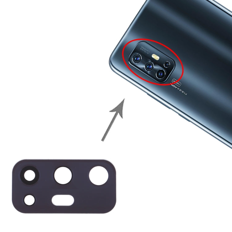 For Vivo V17 10pcs Back Camera Lens (Black) - Camera Parts by PMc TechLife | Online Shopping South Africa | PMc TechLife | Buy Now Pay Later Mobicred