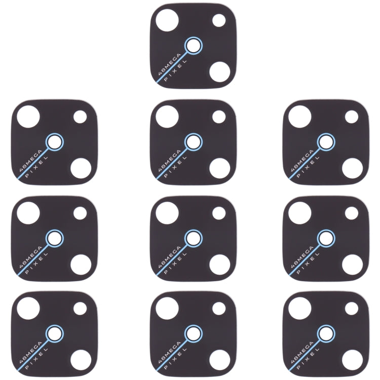 For Vivo Y9s 10pcs Back Camera Lens (Black) - Camera Parts by PMc TechLife | Online Shopping South Africa | PMc TechLife | Buy Now Pay Later Mobicred