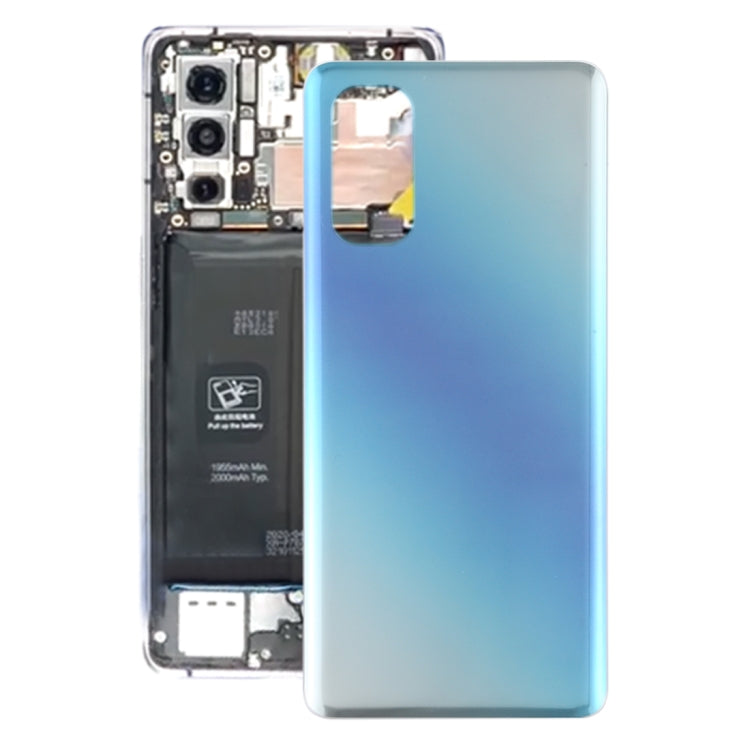 For OPPO Reno4 Pro 5G Battery Back Cover (Blue) - Back Cover by PMC TechLife | Online Shopping South Africa | PMC TechLife | Buy Now Pay Later Mobicred