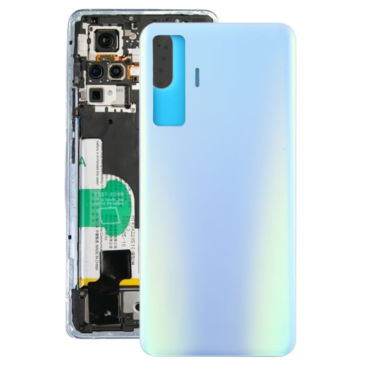 For Vivo X50 Battery Back Cover (Blue) - Back Cover by PMC TechLife | Online Shopping South Africa | PMC TechLife | Buy Now Pay Later Mobicred