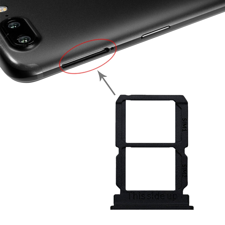 For OnePlus 5T A5010 SIM Card Tray + SIM Card Tray (Black) - free shipping - PMC TechLife - Order now!