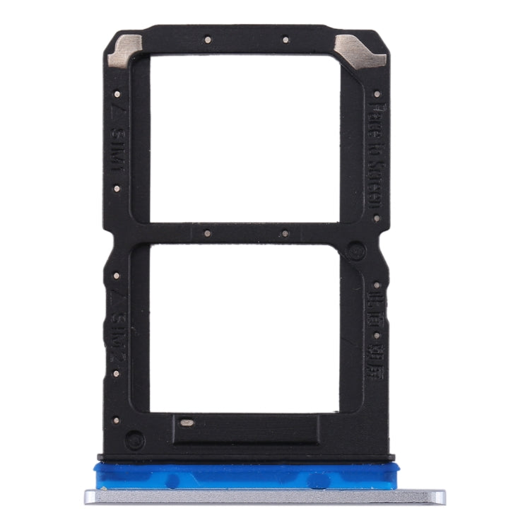 For OPPO Reno Ace SIM Card Tray + SIM Card Tray (Silver) - Card Socket by PMc TechLife | Online Shopping South Africa | PMc TechLife | Buy Now Pay Later Mobicred