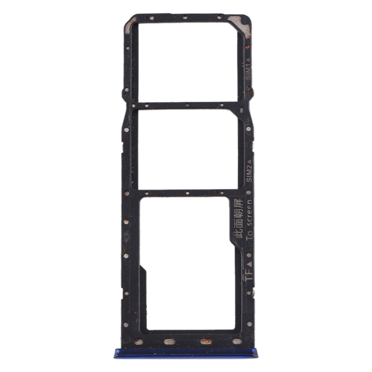 For OPPO Realme 3 SIM Card Tray + SIM Card Tray + Micro SD Card Tray (Blue) - Card Socket by PMc TechLife | Online Shopping South Africa | PMc TechLife | Buy Now Pay Later Mobicred
