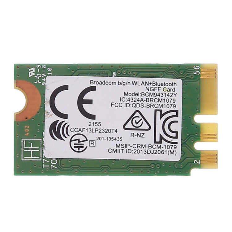 BCM943142Y M.2 NGFF Wireless 150Mbps 802.11b/g/n Bluetooth 4.0 Network Card - Add-on Cards by PMc TechLife | Online Shopping South Africa | PMc TechLife | Buy Now Pay Later Mobicred