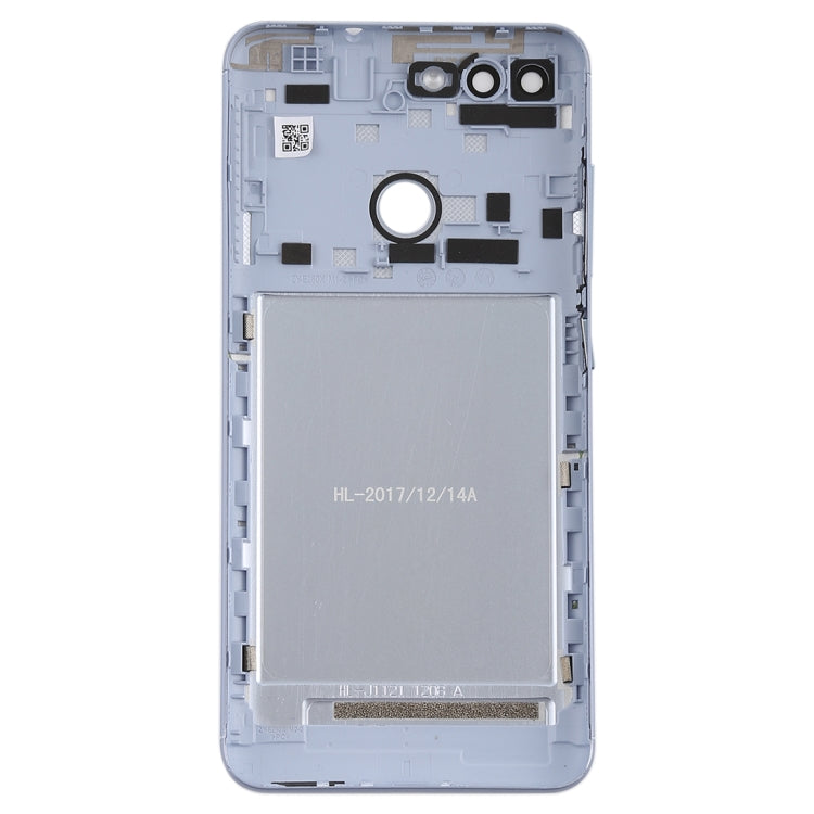 Back Cover with Camera Lens & Side Keys for Asus Zenfone Max Plus (M1) / ZB570TL(Grey) - Back Cover by PMC TechLife | Online Shopping South Africa | PMC TechLife | Buy Now Pay Later Mobicred