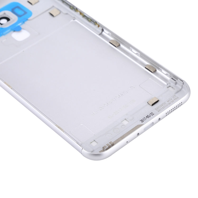 Aluminum Alloy Back Battery Cover for Asus ZenFone 3 Max / ZC553KL (Silver) - Back Cover by PMC TechLife | Online Shopping South Africa | PMC TechLife | Buy Now Pay Later Mobicred