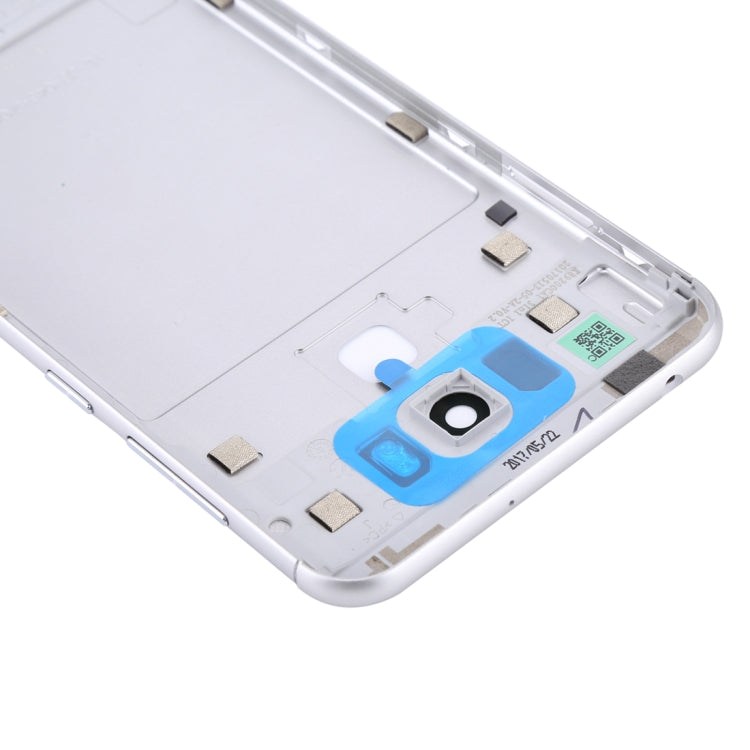 Aluminum Alloy Back Battery Cover for Asus ZenFone 3 Max / ZC553KL (Silver) - Back Cover by PMC TechLife | Online Shopping South Africa | PMC TechLife | Buy Now Pay Later Mobicred