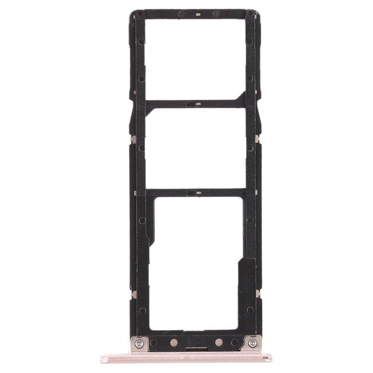 2 SIM Card Tray + Micro SD Card Tray for Asus ZenFone 4 Max ZC520KL(Gold) - Card Tray by PMc TechLife | Online Shopping South Africa | PMc TechLife | Buy Now Pay Later Mobicred