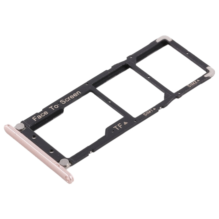 2 SIM Card Tray + Micro SD Card Tray for Asus ZenFone 4 Max ZC520KL(Gold) - Card Tray by PMc TechLife | Online Shopping South Africa | PMc TechLife | Buy Now Pay Later Mobicred