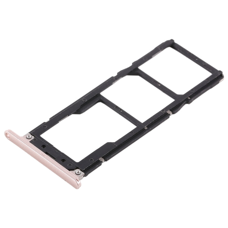 2 SIM Card Tray + Micro SD Card Tray for Asus ZenFone 4 Max ZC520KL(Gold) - Card Tray by PMc TechLife | Online Shopping South Africa | PMc TechLife | Buy Now Pay Later Mobicred