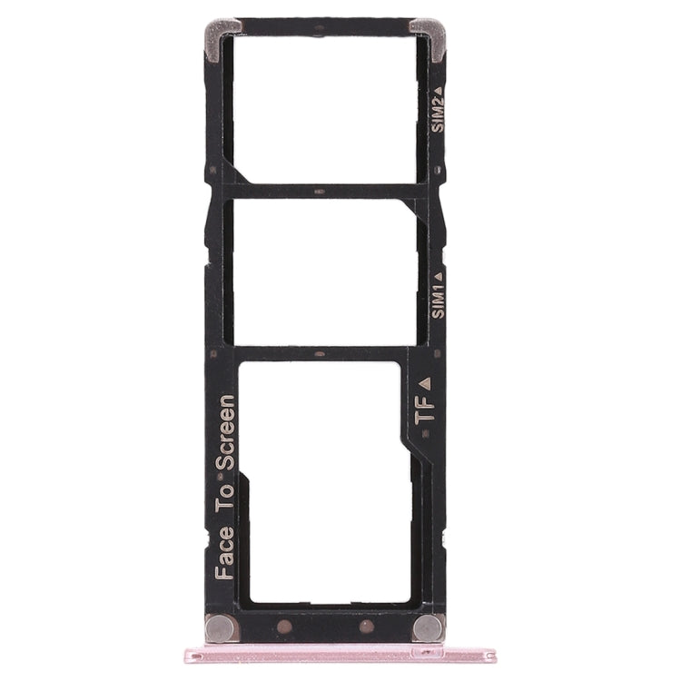 2 SIM Card Tray + Micro SD Card Tray for Asus ZenFone 4 Max ZC520KL(Rose Gold) - Card Tray by PMc TechLife | Online Shopping South Africa | PMc TechLife | Buy Now Pay Later Mobicred