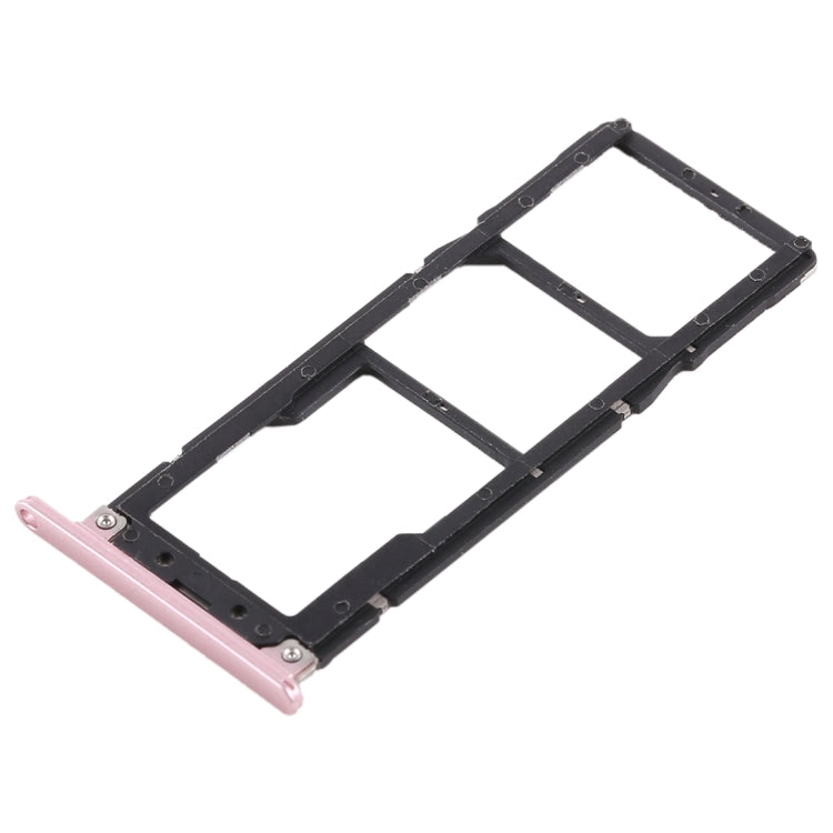 2 SIM Card Tray + Micro SD Card Tray for Asus ZenFone 4 Max ZC520KL(Rose Gold) - Card Tray by PMc TechLife | Online Shopping South Africa | PMc TechLife | Buy Now Pay Later Mobicred