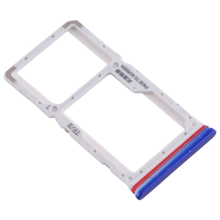 SIM Card Tray + SIM / Micro SD Card Tray for Xiaomi Redmi K30 4G(Blue) - free shipping - PMc TechLife - Order now!