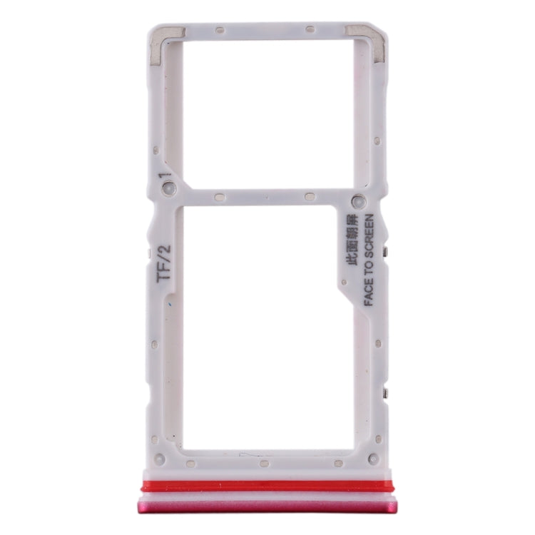 SIM Card Tray + SIM / Micro SD Card Tray for Xiaomi Redmi K30 4G(Red) - free shipping - PMc TechLife - Order now!