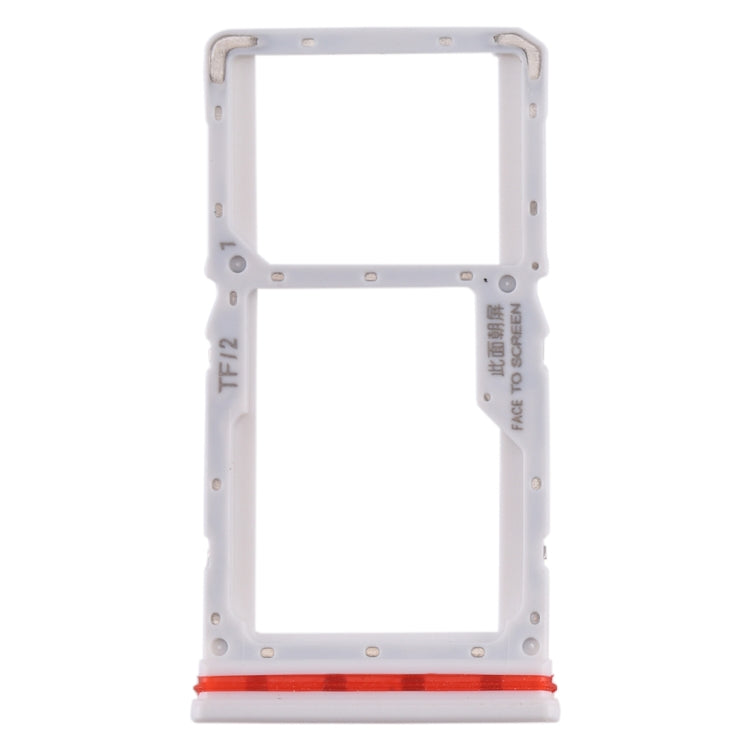 SIM Card Tray + SIM / Micro SD Card Tray for Xiaomi Redmi K30 4G(White) - Card Tray by PMc TechLife | Online Shopping South Africa | PMc TechLife | Buy Now Pay Later Mobicred